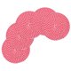 thumbnail image 1 of red 8 Inches for Hot Dishes, Heat Resistant Red-Pink Trivets for Hot Pots and Pans, 5 Pcs Cotton Hot Pads Coasters Mat for Countertops, Cooking, 1 of 5