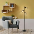 thumbnail image 3 of Modern Floor Lamp for Living Room Bright and Tall Standing Lamp Farmhouse Style Rustic Industrial Style Tree Lamp Bedroom, Office, 3 of 3