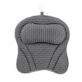 thumbnail image 2 of 4D Spa Bath Pillow with Suction Cups, Chemical Fiber Luxury Head Restraint for Bathtub and Spa, Easy to Clean, 2 of 5
