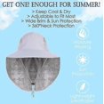 thumbnail image 3 of Sombrero de pescador de ala ancha con protección solar Sombrero de pescador de ala ancha (gris), 3 of 3