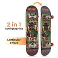 thumbnail image 2 of Tony Hawk Lenticular 31" Wanted Hawk Skateboard, 52mm Wheels, 2 of 13