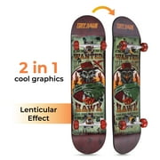 Tony Hawk Lenticular 31 Wanted Hawk Skateboard, 52mm Wheels