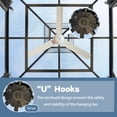 thumbnail image 6 of 8FT x 8FT Double Roof BBQ Grill Gazebo with Grey Polycarbonate for Outdoor Use, 6 of 8