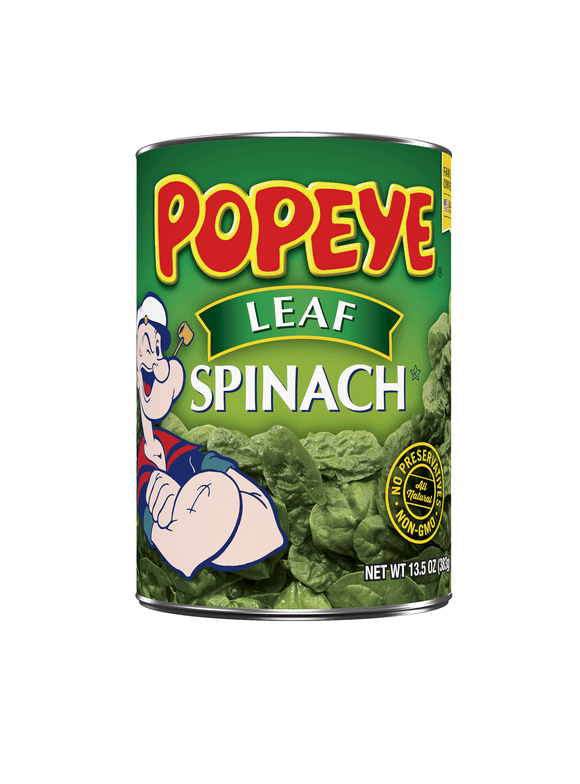 Canned spinach in Canned vegetables