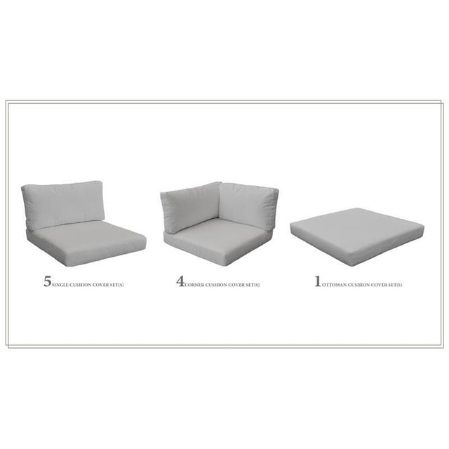 Ensemble Coussin pour BELLE-12a en Gris