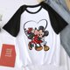 thumbnail image 1 of Y2k 90s Tshirt Minnie Children T-shirt Kawaii Disney T Shirt Mickey Mouse Anime Cartoons Casual Vintage Clothes Women Top TeeXXL Gao Jinjia LED, 1 of 2