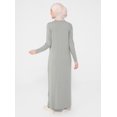 thumbnail image 6 of Green - Crew neck - Modest Dress - Refka, 6 of 7