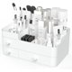 thumbnail image 1 of Makeup Organizer Countertop, Cosmetics Organizer with Drawers, Makeup Storage Box Organizer Skin Care Holder Display Case for Dresser, Bathroom Counte, 1 of 4