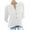 White, variant on Raeneomay Button Down Shirts for Women Women's Summer Casual Stand Collar Neck Long Sleeved Color Loose Shirt Tops