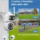 thumbnail image 2 of 2nlf® 8mp Cámara Vigilancia Exterior Doble Lente Y Pantalla Color Blanco, 2 of 8