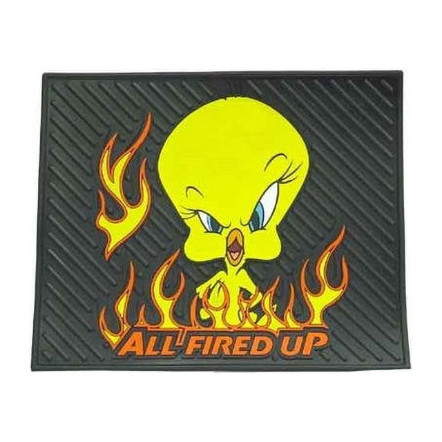 Barjan 0241062 Plasticolor Tweety Bird All Fired Up Rubber Utility Mat