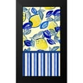 thumbnail image 2 of Loreth, Lanie 9x14 Black Modern Framed Museum Art Print Titled - Lemon Panel with Stripe, 2 of 5