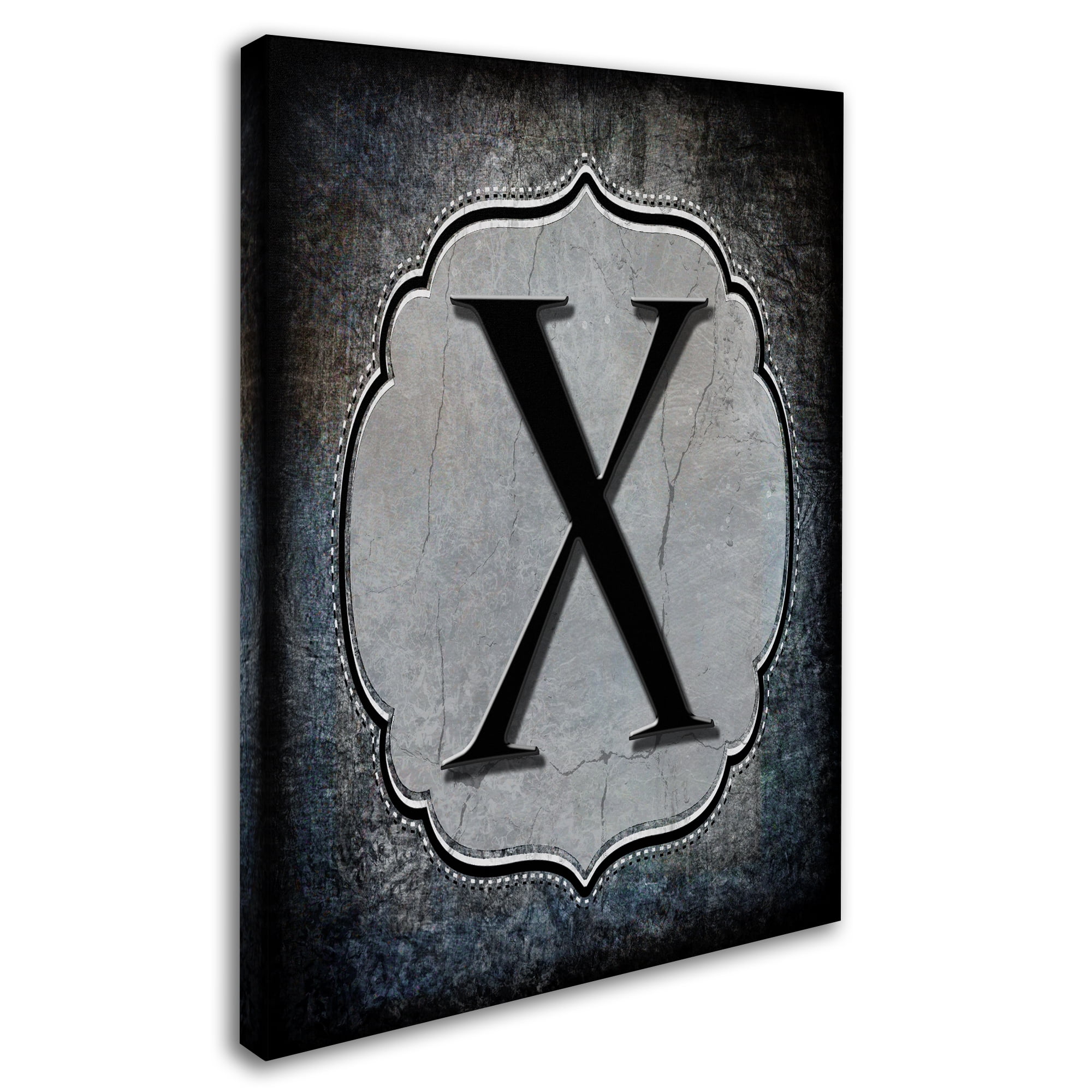 Trademark Fine Art 'Letter X' Canvas Art by LightBoxJournal