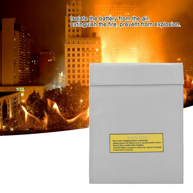 Bag Fireproof Bag Li po Battery Safety Bags Portable Two Size Pouch Charging Sack