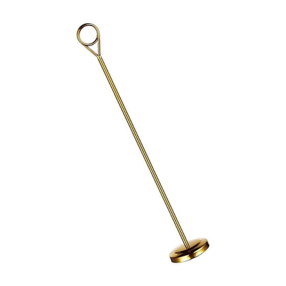 Stainless Table Number Holder Sign Holder Card Holder Restaurant Menu Photo Stand for Hotel Golden 30cm