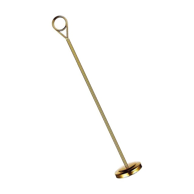 Youkk Support de Numéro de Table en Acier Inoxydable Support de Photo pour Hôtel Doré 30cm