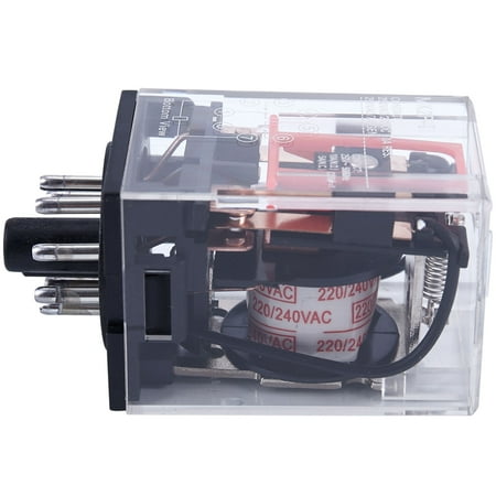 

AC 220V/230V Coil Voltage PCB Power Relay 8 Pins DPDT 2NO 2NC MK2P-1