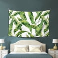thumbnail image 4 of XMXT Wall Tapestry, Watercolor Banana Leaf Print Wall Decor Tapestry for Bedroom, 60 x 40 inches Multicolor, 4 of 9