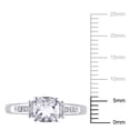 thumbnail image 2 of Everly Women's Topaz 10K White Gold Engagement Ring, 2 of 6
