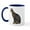 White/Navy Inside, variant on CafePress - Savannah Cat Mug - 11 oz Ceramic Mug - Novelty Coffee Tea Cup