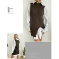 thumbnail image 3 of CoCopeaunts Women\‘s Knit Sweater Vest Casual Slim Fit Tank Top Winter Fall Sleeveless Knitwear Waist Tops, 3 of 3