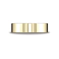 thumbnail image 2 of Womens 18K Yellow Gold, 6.0mm Flat Comfort-Fit Wedding Band (sz 9), 2 of 3