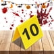 thumbnail image 4 of Marcadores Escena Detectives Marcador Del Crimen Acrílico Suministros para Fiesta Halloween, 4 of 9