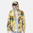 thumbnail image 6 of Rocae Beautiful Bright Birds And Flowers Print Breathable Sun Protection Hoodie Quick-Dry Lightweight Long Sleeve Hoodie Unisex Running Sports Shirt, 6 of 9