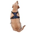 thumbnail image 2 of Vsdgher Cute Line Fish Pattern Dog Harness,No Pull Pet Harness with Soft Padded Handle,Adjustable Reflective Vest with 2 Buckles,4 Slide Buckles,S-XL X-Large, 2 of 4