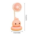 thumbnail image 3 of TOPRenddon Mini Cute Desk Fan，Portable Table Fan,Personal Mini Fan,Small Cooling Fan by USB Plug In, Rotatable Desktop Fan for Home Office Bedroom Dorm Indoor Outdoor Summer Gift, 3 of 6