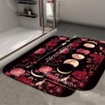 thumbnail image 2 of 1pc The Phases of the Moon Absorbent Non-Slip Bathroom Thickened Flannel Rug Decor,Soft,Quick Drying,Suitable For Indoor/outdoor Use,Bathrooms,Bedrooms,Kitchens,Terrace,Laundry Rooms,16"x24", 2 of 9