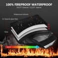 thumbnail image 3 of Lanbin A4 Size Fire Proof File Organizer, Black, 3 of 9