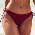 thumbnail image 2 of RUTAYY Women Bikini Bottoms Plus Size High Waist Swim Briefs Beach Shorts Ruched Bottom High Cut Swim Bottom Full Coverage Bottom Sports Shorts Swimbottom Summer Swim Wear, 2 of 8