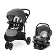 thumbnail image 1 of Sistema de viaje Graco Modes 3 Lite Platinum con asiento reversible ajustable, plegado con una mano, marco liviano y asiento infantil para automóvil SnugRide SnugLock 35 DLX, color blanco, 1 of 5