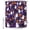 Black Purple, variant on Shower Curtains for Bathroom, Halloween Purple Waterproof Fabric Shower Curtain, Black White Ghost Orange Skull Pumpkin Decorative Bathroom Curtain for Bathtub, 36"x72", No Hooks Included
