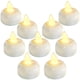 thumbnail image 1 of Paquete de 24 velas de té flotantes sin llama impermeables, velas de té LED intermitentes con batería blanca cálida, bodas, fiestas, centros de mesa, piscinas y spas Ormromra HMHZ276, 1 of 4