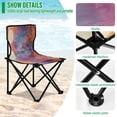 thumbnail image 4 of BZSMCE Camping Chairs Modern Sunlit Harmony Pattern Folding chair, 4 of 8