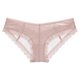 thumbnail image 3 of Gibobby Braguitas Slim Fit Calzoncillos de mujer Ropa interior transparente de encaje hueco Tentación Tangas sexuales Cintura Tanga(Rosa， M), 3 of 5