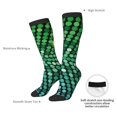 thumbnail image 4 of Sikiie Green Disco Lights Knee Socks, High Socks Long Stretchy Sock Women Knee High Stocking, Long Socks for Women, 4 of 6