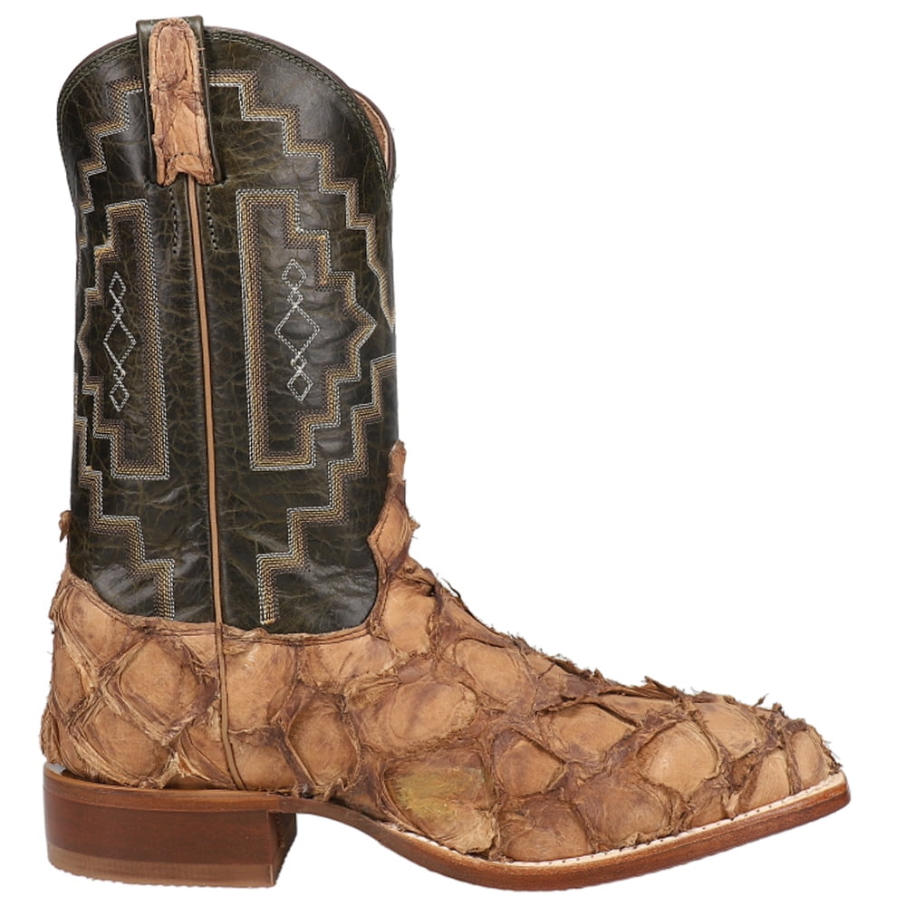 Dan Post Stalker Square Toe Cowboy Boots For Men - Genuine Caiman - View #14