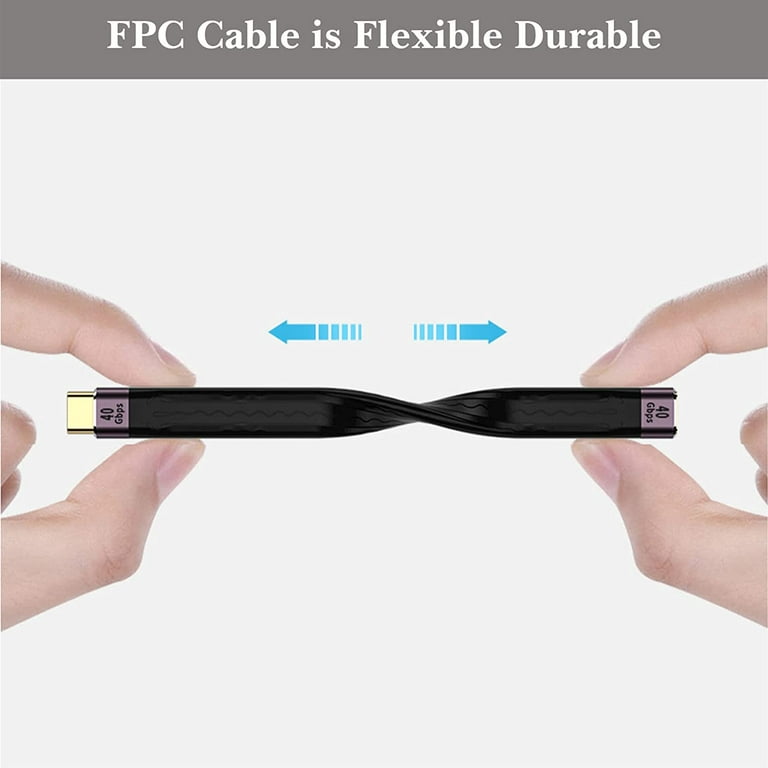 Câble USB-C, USB 4/TB4 – 1 m – USB-C vers USB-C, câble de données
