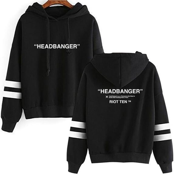 Riot Ten Headbanger Pullovers Hoodies Fashion Pocketless Sweatshirts Unisex Clothes