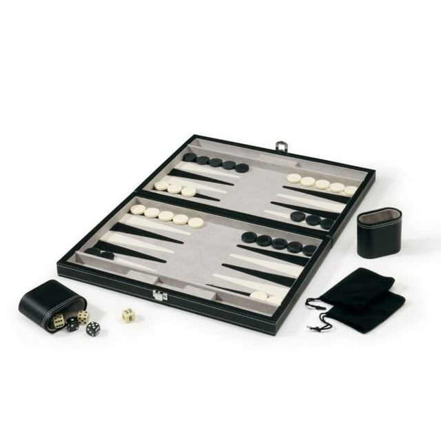 Mainstreet Classics by GLD Products Juego de backgammon clásico