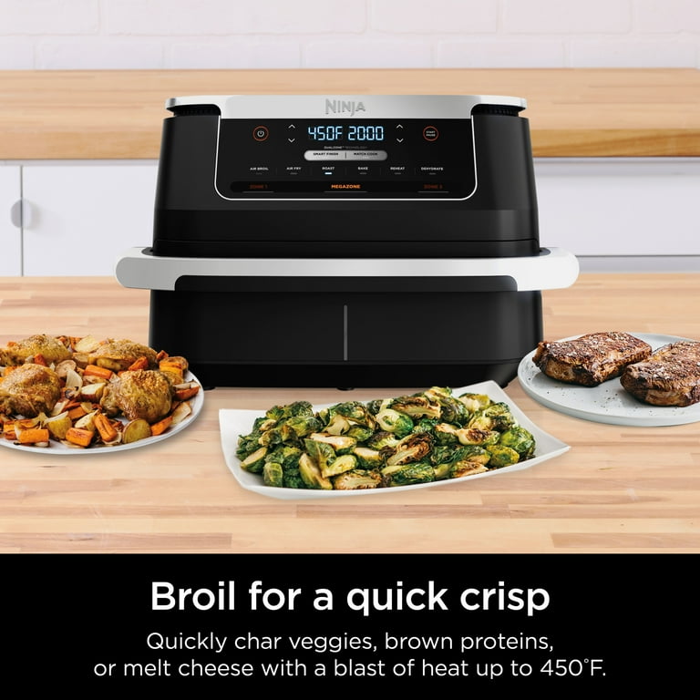[極美品]　Abu amassadurn7000i Ninja Foodi 6-in-1 Air Fryer, 7-Qt DualZone FlexBasket, Basket