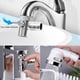 thumbnail image 4 of Juego de cabezal de ducha para lavabo, ducha de mano para baño, ducha de mano para lavabo, manguera telescópica de 2 m, perfecto para lavar el cabello o limpiar el fregadero (blanco), 4 of 5