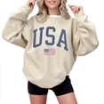 thumbnail image 4 of USA 250th Anniversary Flag Patriotic Graphic Casual Sweatshirt for Men and Women, 4 of 6