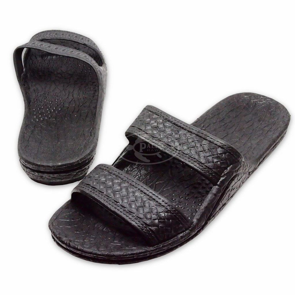 Pali Hawaii PH-0405 Classic Jandals â Unisex â Black â Choose Your Size! - Walmart.com