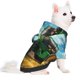 thumbnail image 2 of Fotbe Green Tractor Field Sudadera con Estampado para Perros Pequeños – Suéter con Capucha para Mascotas, Tela Suave de Forro Polar con Bolsillo-Medium, 2 of 7