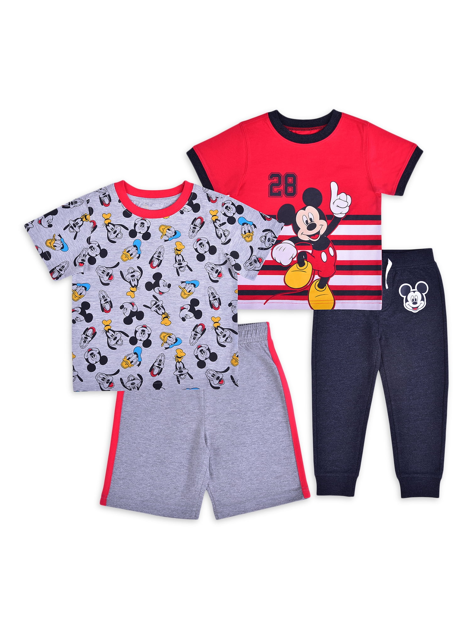 Assorted Characters - Mickey Mouse Baby Boy & Toddler Boy T-Shirts, Shorts, & Jogger Pants