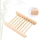 thumbnail image 4 of Jaboneras Portátiles Jabonera de Madera Natural Plato de Almacenamiento Baño Ducha, 4 of 7